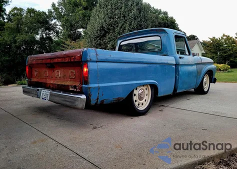 1965 Ford F100 from USA, damaged, VIN F10DK709012
